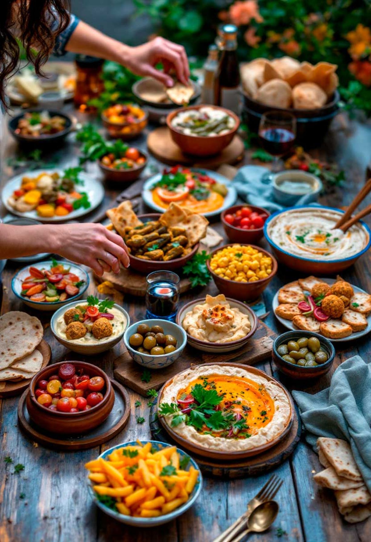 Mezze Libanés Restaurante Ksara Barcelona